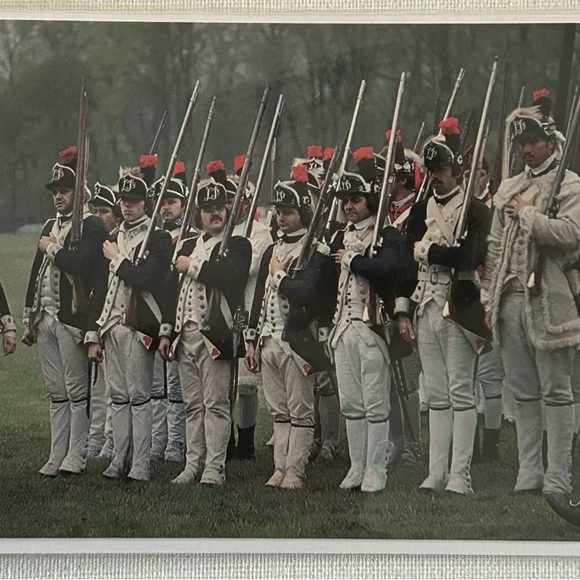 Valley Forge Framed Reenactment Vintage Postcard (1983) - Picture 4 of 10